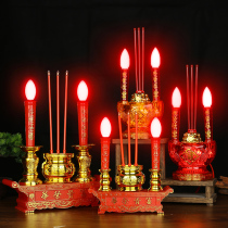 Electronic candle scented candle LED Buddha for lamp plug-in Home Buddha lamp electric incense stove integrated lamp candle holder long Ming lamp