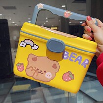 Medicine box family household cartoon multi-layer medicine box full set of emergency medical care medical storage medicine medicine medicine box