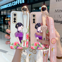  vivoS7e mobile phone case viov straight edge electroplating wristband vovo all-inclusive lens Backgammon s7e anti-fall vos7e new female vicos7e oblique span viv0 tide brand v