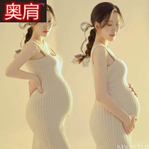 Clothing at Home Fashion pregnant womens photo studio New pregnant mother photo thin photo photography clothing Photo beautiful photo
