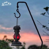 Mountain soul Mountain soul Outdoor Craftsman Hand Forged Multifunctional Kerosene Lamp Gasoline Light Iron Light Holder