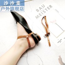 High heels do not follow the feet prevent falling off the heels tie shoelaces womens invisible slippers sandals fixed shoelaces buckle tie foot strap free installation