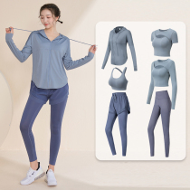 Temperament yoga clothing women fashion autumn fitness sports suit slim sexy running clothes professional morning running fast clothes