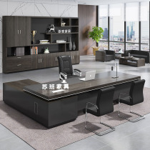 Boss office table and chair combination manager manager manager desk big class table simple modern president table furniture single boss table