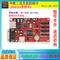 AVIC control card secondary development card character card ZH-E1L E3L E5L E8L network port U serial port communication