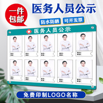 Medical staff Public Oral Clinic Hospital Outpatient Co-Room Display Bar Image Photo Health Care Information List