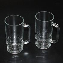 Beer Cup transparent glass 300ml beer glass pineapple Cup with Cup Cup Department Department Store
