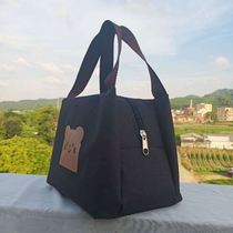 Womens hand-carrying rice water-proof lunch bag hand bag womens box box bag calf bag boy cloth bag square rice bag