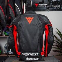 Moto33 Dennis Leather Racking 3 Riding Suit Men's Motorcycle Racing Competition Titanium Alloy Fall Jacket