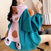 Design Sense for the new autumn and winter of 2022 plus Han edition loose cute bear jacket woman
