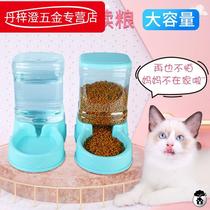 Kitty Automatic Feeder Pet Drinking Water Dispenser Dog Food Cat Food Pitchers Food Pots Bowl supplies to feed cats to water theorizers
