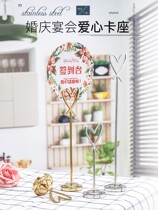 Desktop Bracket Table Business Annual Meeting Wedding Party Wedding Banquet Seats Placard Hotel Seating Signs Stand Signs Table Cards