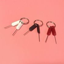 3-mounted extended mobile phone anti-lost card pin Apple portable SIM card opener Android universal convenient thimble