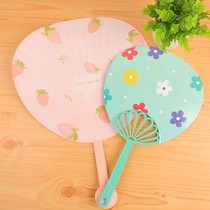 Fan girl fresh creative cartoon summer students children cute mini portable plastic hand fan