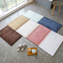 Quick-drying memory cotton toilet absorbent mat bathroom mat bathroom foot mat non-slip mat home door entrance mat carpet
