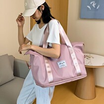Travel bag womens dry and wet separation portable shoulder bag light clothing storage bag fitness bag mens waterproof luggage bag