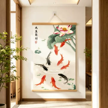 富水聚锦鲤玄关画-富水聚锦鲤玄关画促销价格、富水聚锦鲤玄关画品牌- 淘宝