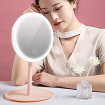 Fill light led makeup mirror Desktop with light Student dormitory beauty desktop charging dressing folding