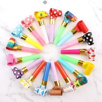 Childrens whistle flute Eyes Birthday School Dragon Curly long tongue Little baby to blame for childrens whistling roll presents