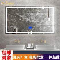 Spot Led Smart Bathroom Mirror Bathroom Shine Decoration Hotel Mirror Toilet Wall-mounted Makeup Lamp Wholesale