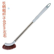 Long handle stainless steel rod toilet toilet brush no dead corner toilet cleaning brush squatting toilet cleaning brush toilet brush