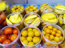 Chaoshan pickled fruit oil citrus bird pear peach mango plum plum fresh fruit handmade 500g