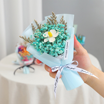 Small dried flower bouquet Mini starry roses send Tanabata Teachers Day Wedding hand gift Birthday graduation ornaments