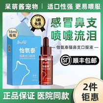 Pleasant Ammonia Taiyi Anteboledoledi Cat Nose Oral Fluid Kitty Cat Cold Cup Shaped Stream Tears Cough And Sneeze