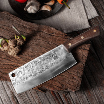 Hand-forged small slicing kitchen knife household shredded meat dish traditional lightweight lady labor-saving stainless steel sharp Longquan