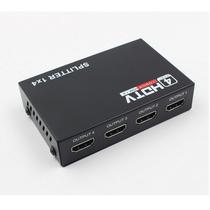 Manufacturer HDMI high-definition splitter 1 in 4 out 1 point four divider supports 1080P 3D European regulations and American regulations