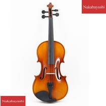 1 Bright light single board pattern manual Practice 4 4 violin with box bow Rosin professional test violin