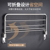Toilet towel rack toilet towel rack toilet 304 stainless steel bathroom rack wall hanging non-perforated clothes rack