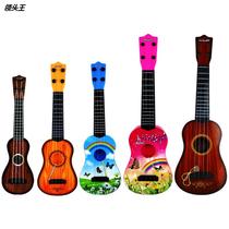 Wholesale big number can play musical instrument dream simulation wood grain guitar steel strings Yukrieri musical instrument childrens toys