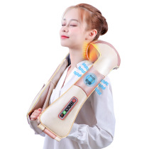 Shoulder and neck massager instrument multifunctional body neck waist shoulder kneading neck cervical spine heating application home shawl