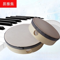 Orff childrens percussion instruments early education music teaching aids toys 8 inch tambourine hand drum