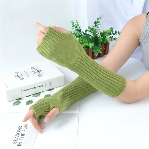 Весна и осенняя зима на открытом воздухе перчатки длинные макрон c