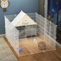 Rabbit cage anti-spray urine oversized double-layer villa house house small Castle rabbit nest rabbit nest rabbit matching supplies