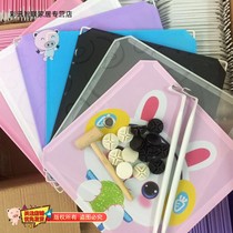 Simple wardrobe door panel Plastic magic piece snap door suction iron mesh hanging rod Cartoon door panel single piece button Shoe cabinet door