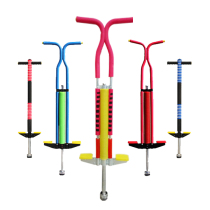 Jumping artifact assisted youth toy frog jumping machine jumping stick to help long rod training bouncing