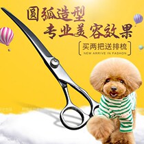 Abrasion-resistant snow NareyYorkshire Puppy hair cut straight cut Beauty scissors teddy gold wool boom-beauty pet manicure