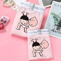 Couple underwear spoof cotton cute funny funny creative super cute cartoon female triangle sexy male flat corner suit