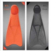 Swimming flippers boys and girls adult silicone duck palm flippers professional training snorkeling freestyle short flippers