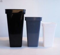Plastic thickened Fall Resistant flower Bucket Flower Shop Flower Flower Bucket Flower-flower Bucket Floral Collection Barrel Flower Arrangement Bucket Flower
