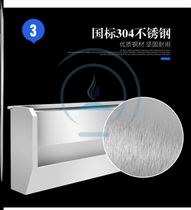 Public wall type stainless steel urinal 304 stainless steel professional custom vertical toilet slot school Hospital