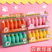 Fruit highlighter pen Hand account pen Light color cute mark Silver pen Cartoon marker pen Student endorsement artifact