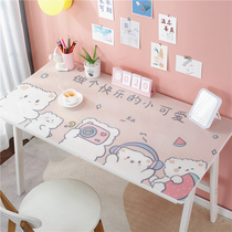 Book table mat writing desk table mat students learn childrens desks pvc waterproof tablecloth ins girl cute style