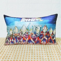 Ultraman childrens antibacterial pillow Kindergarten primary and secondary school students sleep on lunch break cushion pillowcase high elastic pillow core