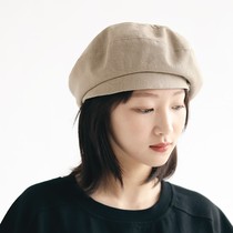 Spring and summer berets female Korean version of Joker exquisite metal standard Japanese soft breathable painter hat shopping hat tide