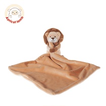 Apricot Lamb Lion Soothing Towel Baby can import baby sleep soothing doll Doll plush toy