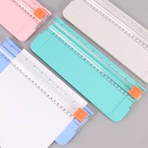 Long poem Mini small paper cutter Portable paper cutter trimmer Sliding paper cutter Cutting photo